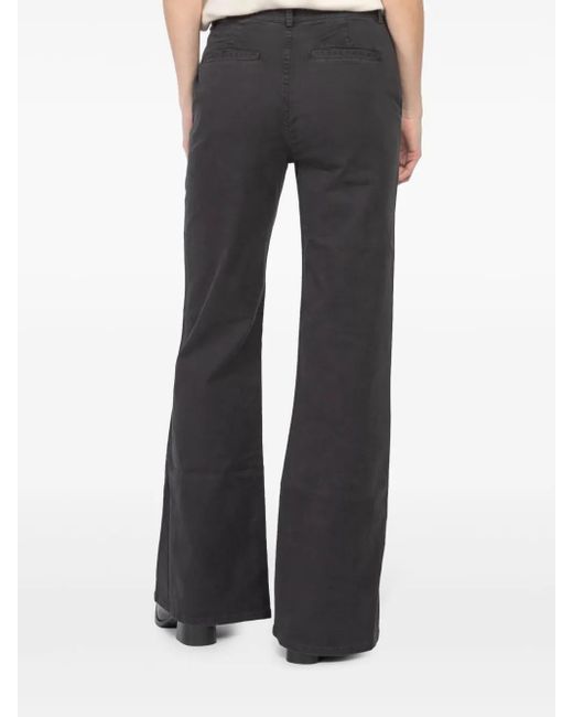 Nili Lotan Blue Anna High-Waisted Trousers