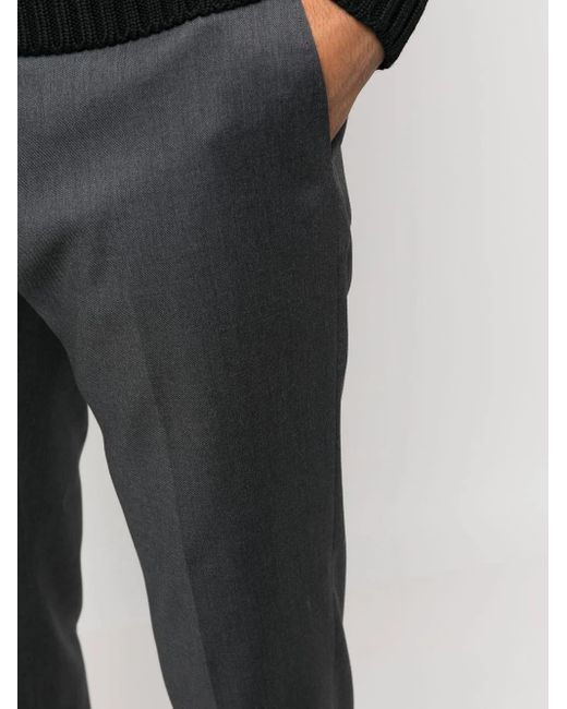 Incotex Gray Skinny Tailored Trousers for men