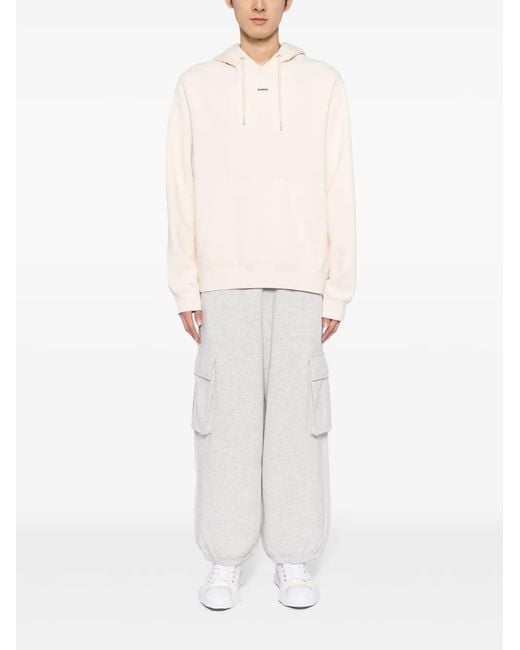 FIVE CM White Logo-Patch Cotton-Blend Track Pants for men