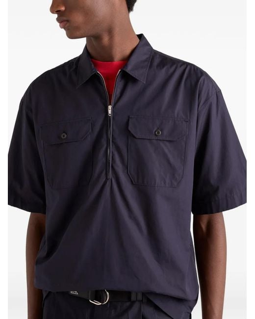 Camicia di Prada in Blue da Uomo