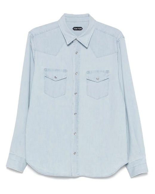 Tom Ford Blue Shirts for men