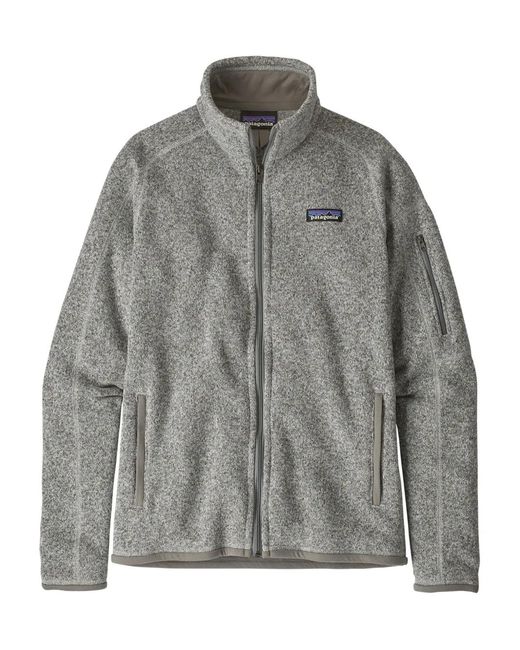 Patagonia Gray X Better Sweater Logo Patch Jacket
