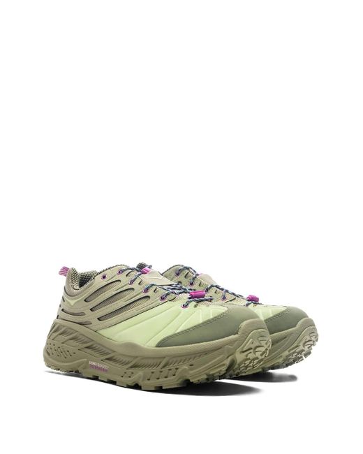 Hoka One One Green Elite Terrain System Stinson Sneakers for men