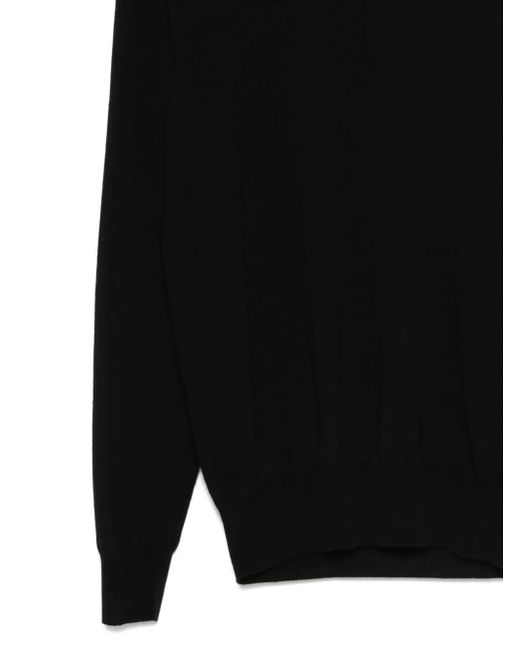 Altea Black Wool Sweater for men