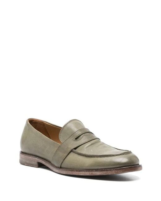 Moma Gray Nottingham Loafers