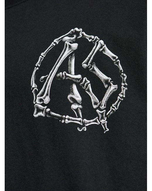 AllSaints Black Anatomica Graphic T-Shirt for men