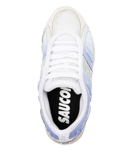 Saucony Blue Matrix Fade Sneakers