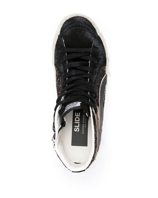 Golden Goose Deluxe Brand Black Stylish Fw23 Midstar Sneaker For