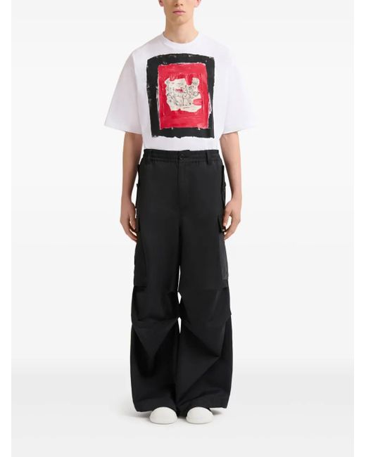 Marni Black Cotton Cargo for men