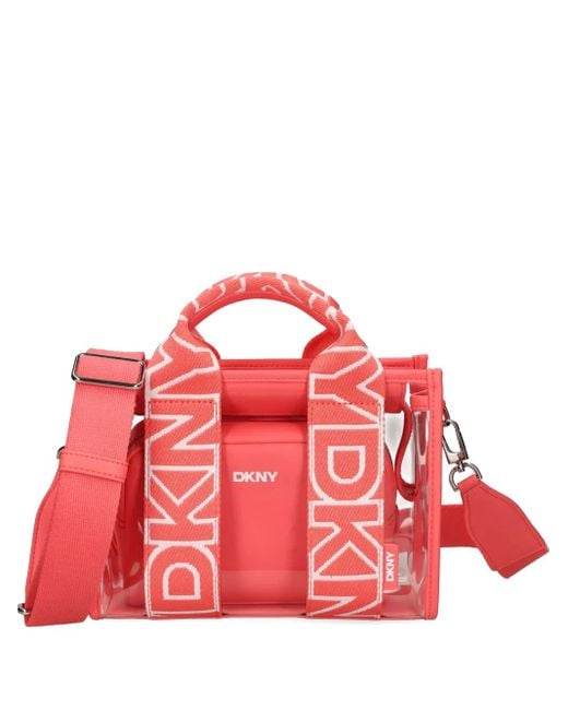 DKNY Red Cassie Tote Bag