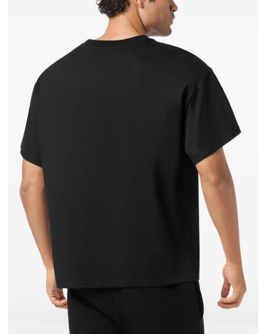 Philipp Plein Black Claw-Print Roar T-Shirt for men