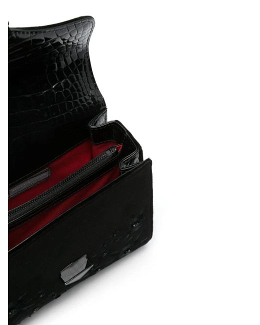 Aspinal Black Midi Mayfair Top-Handle Bag