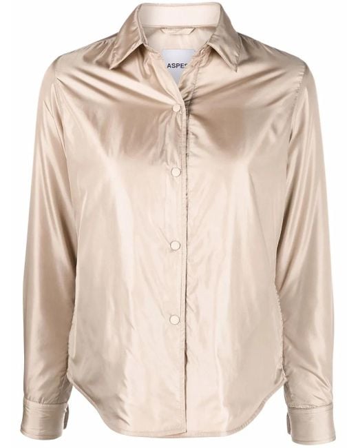 Aspesi Natural Padded Shirt Jacket