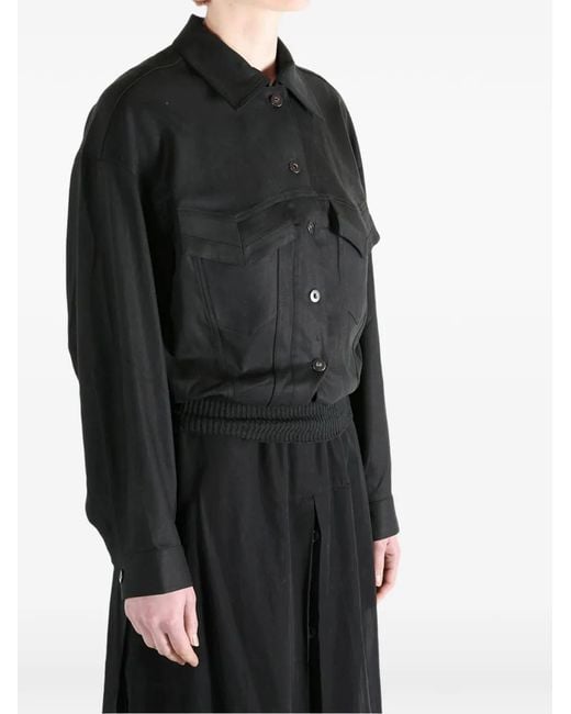 Kiko Kostadinov Black Buttoned Pocket Jacket
