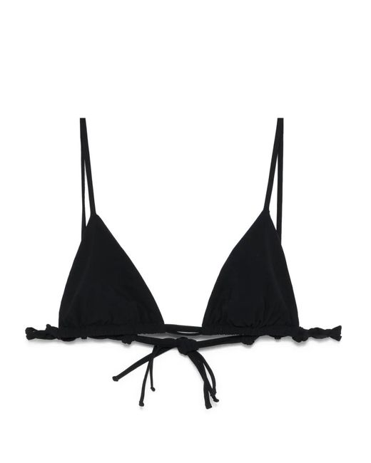 Jil Sander Black Triangle Bikini Top
