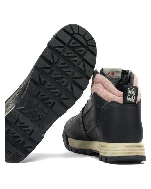 Autry Black Malga Lace-Up Boots