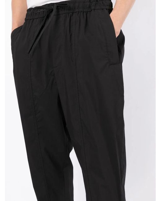 3.1 Phillip Lim Black Tapered-Leg Track Pants for men