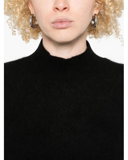 Felpa A Collo Alto di Sportmax in Black