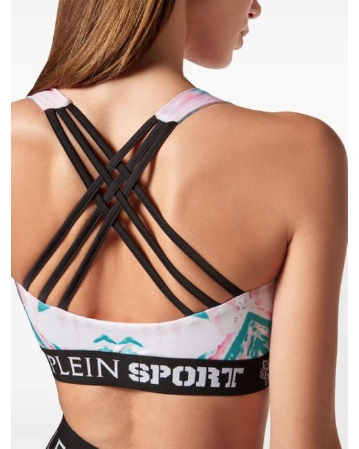 Philipp Plein タイダイ ブラ Pink