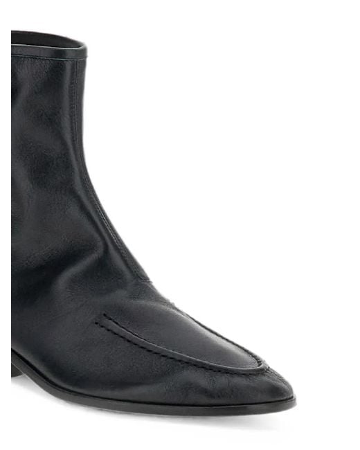 Hereu Black Leather Boots