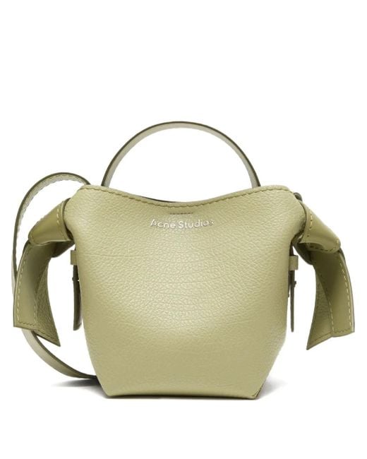Bolso de hombro Musubi mini Acne de color Green