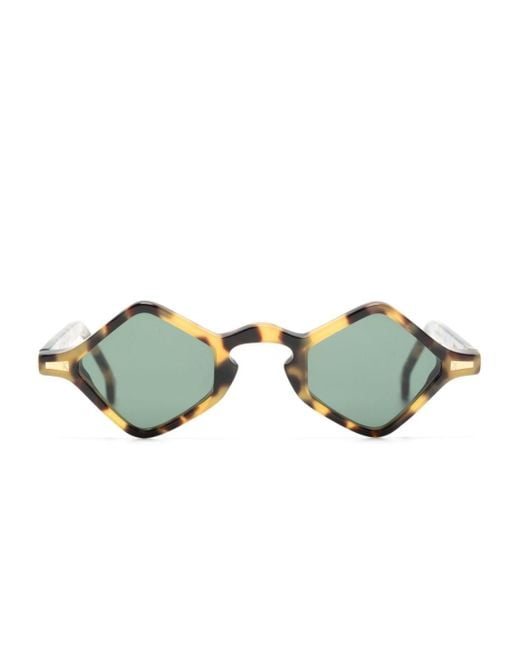 Kyme Green Sisto Geometric-frame Sunglasses