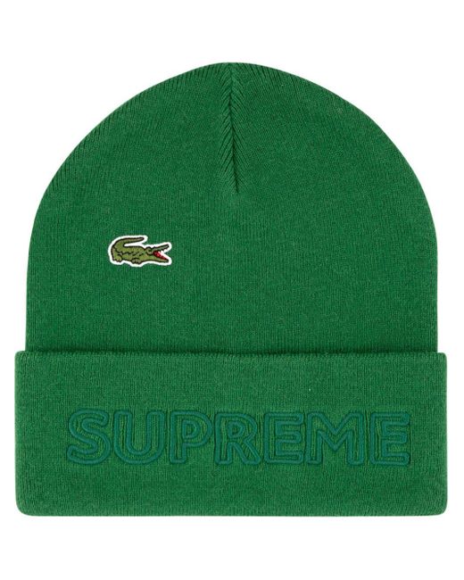 Supreme X Lacoste Knitted Beanie in 