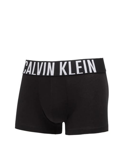 Calvin Klein Black Logo-Waistband Boxers (Set Of Three) for men