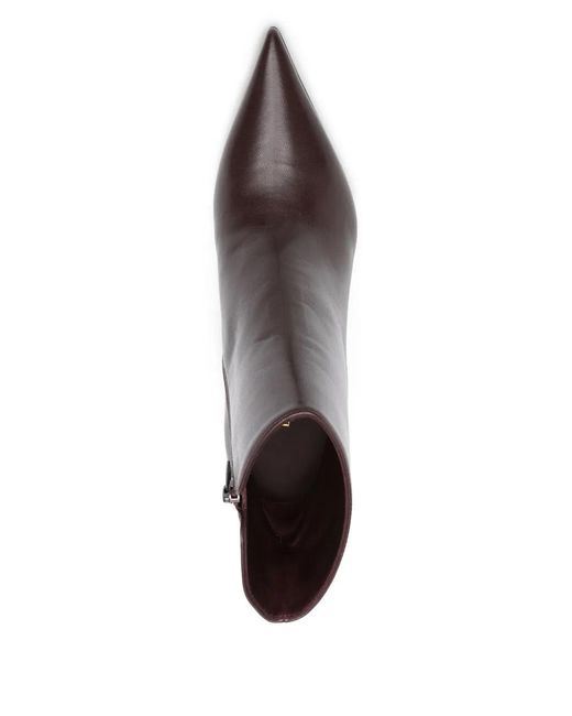 Le Silla Brown 80Mm Bella Pointed-Toe Stiletto Boots