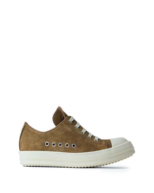 Rick Owens Brown Temple Sneakers