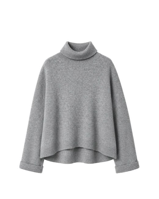 Dusan Gray Roll-Neck Sweater