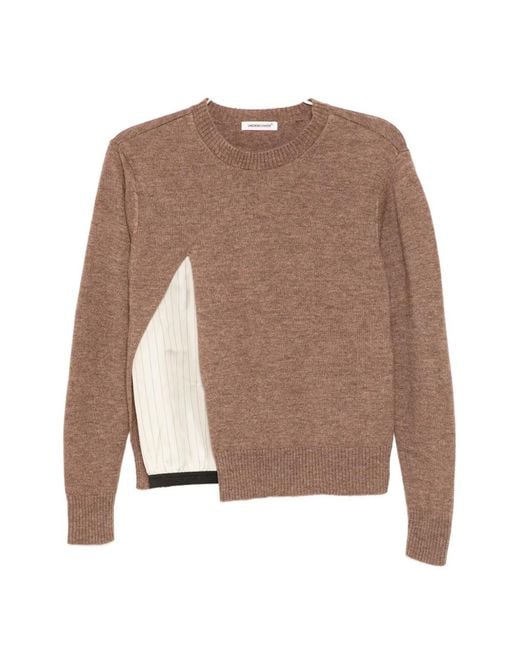 Undercover Brown Layered Sweater