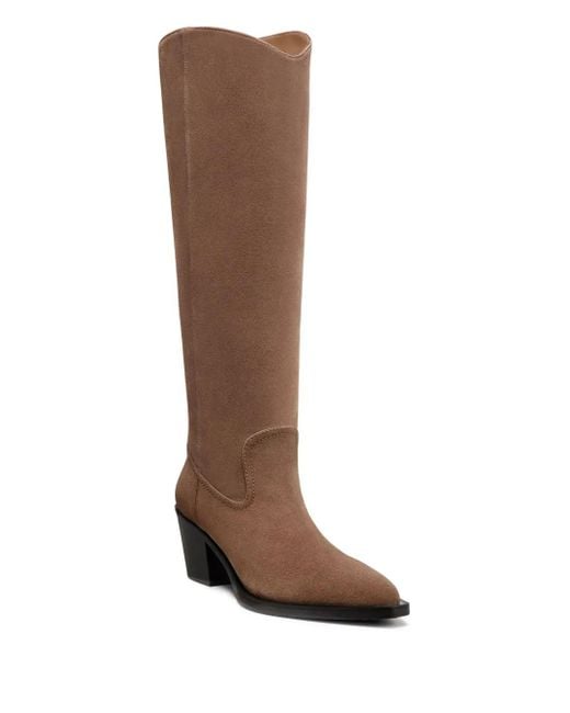 Stuart Weitzman Brown Tate Knee-High Boots
