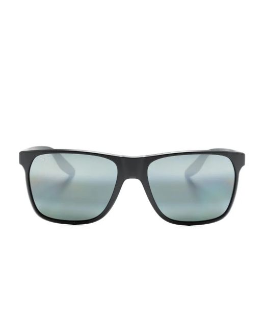 Maui Jim Gray Pailolo Square-Frame Sunglasses
