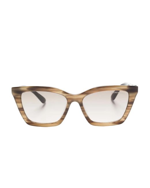 Emporio Armani キャットアイ サングラス Green