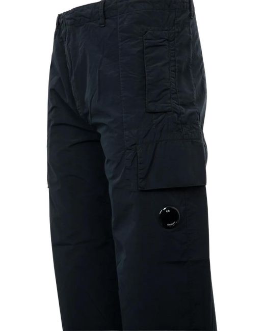 C P Company Blue Flatt Trousers for men