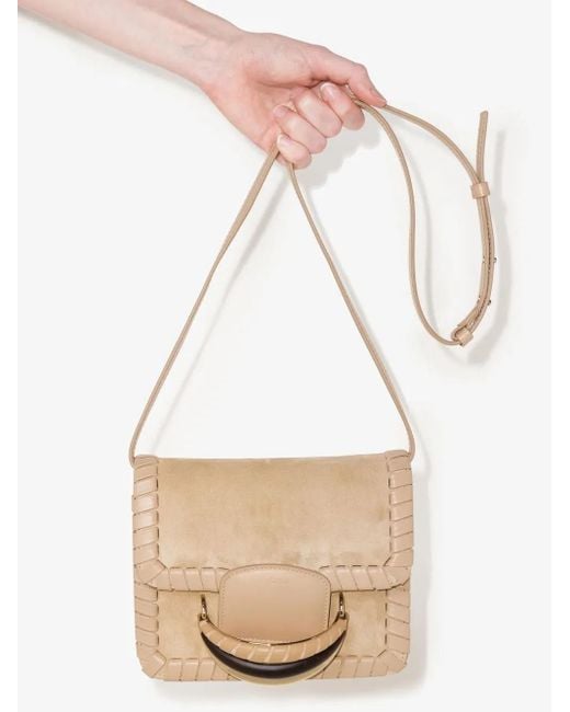 Chloé Kattie レザークラッチバッグ Natural