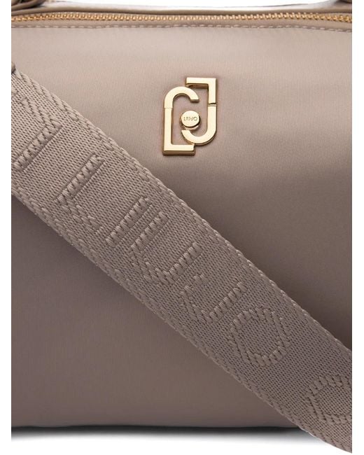 Liu Jo Pink Logo-Plaque Shoulder Bag
