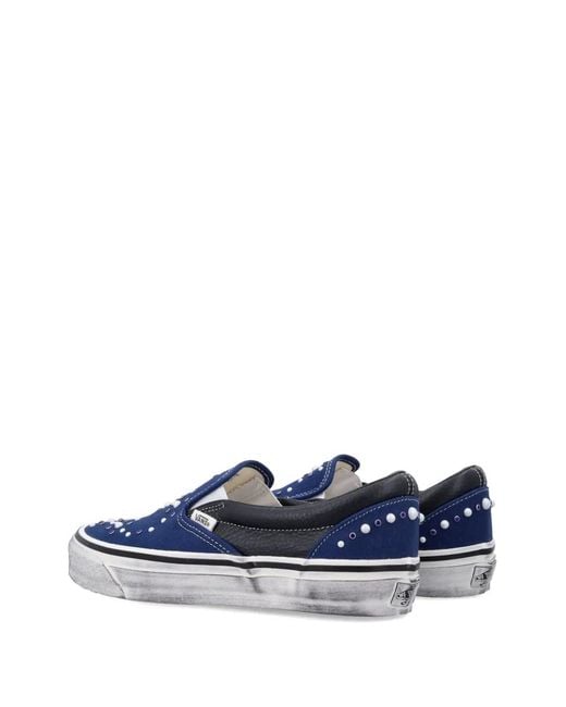 Vans Blue Lx Classic Slip-On 98 Sneakers