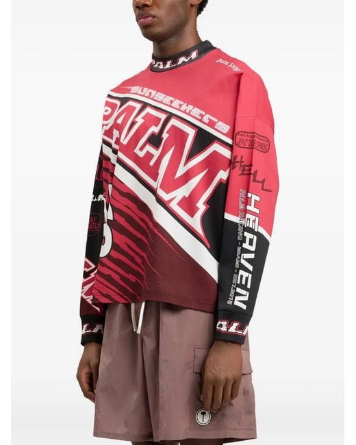 Palm Angels Red T-Shirts & Vests for men