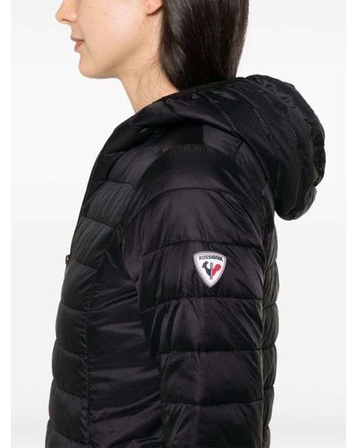 Rossignol Black Logo-patch Ripstop Puffer Jacket