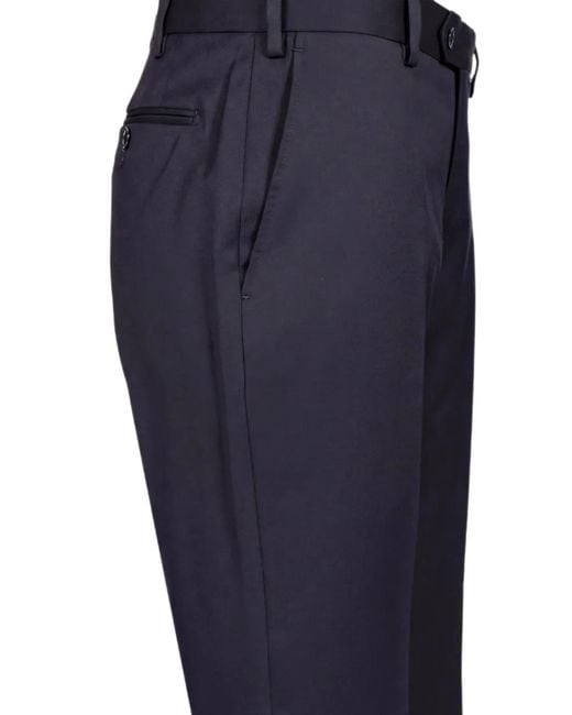Al Duca D'aosta Blue Pantalon De Costume for men
