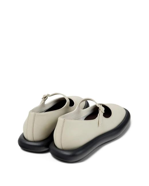 Camper White Onda Ballet Flats
