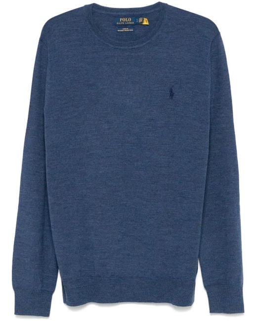 Polo Ralph Lauren Pullover Mit Polo Pony-Stickerei in Blue für Herren