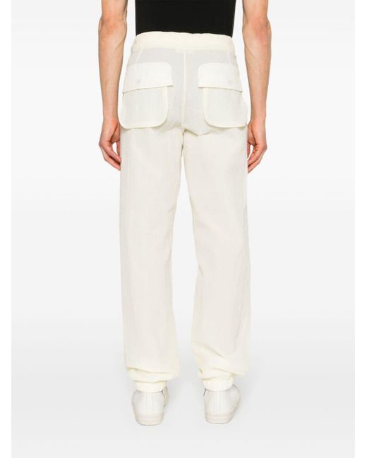 Pantalones de chándal Cinch con efecto arrugado A_COLD_WALL* de hombre de color White
