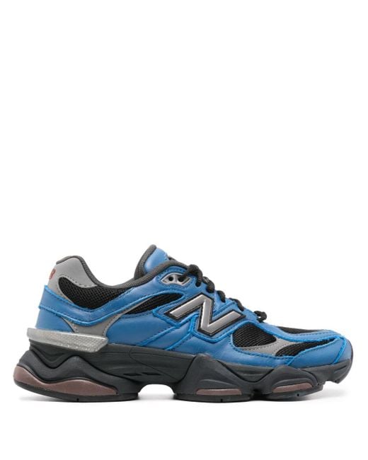 New Balance Blue 9060 Leather Sneakers
