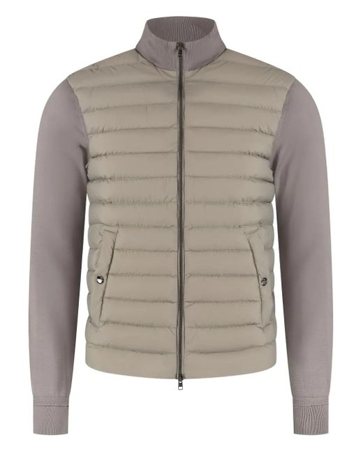 メンズ Herno Zip-up Padded Jacket Gray