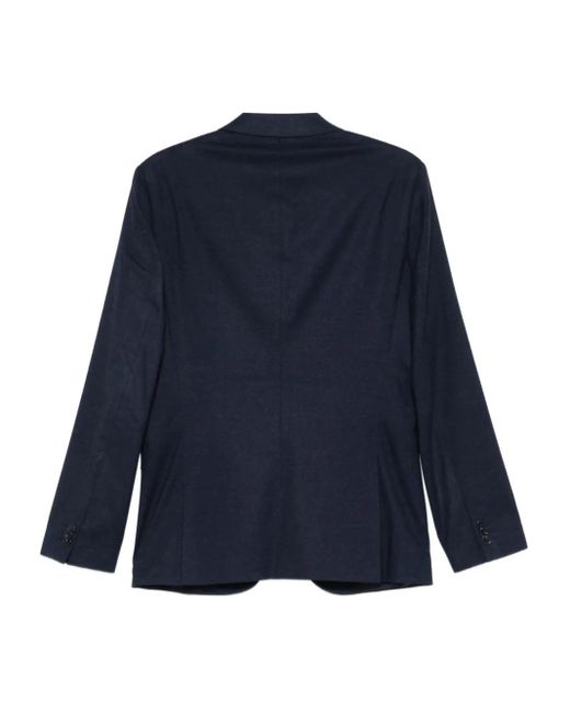 HUGO Blue Single-Breasted Blazer for men