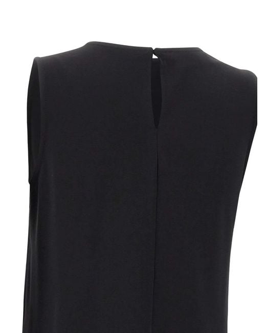Blouse Sans Manches À Ourlet Volanté Kaos en coloris Black