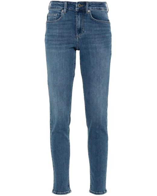 Liu Jo High-rise Skinny Jeans in het Blue